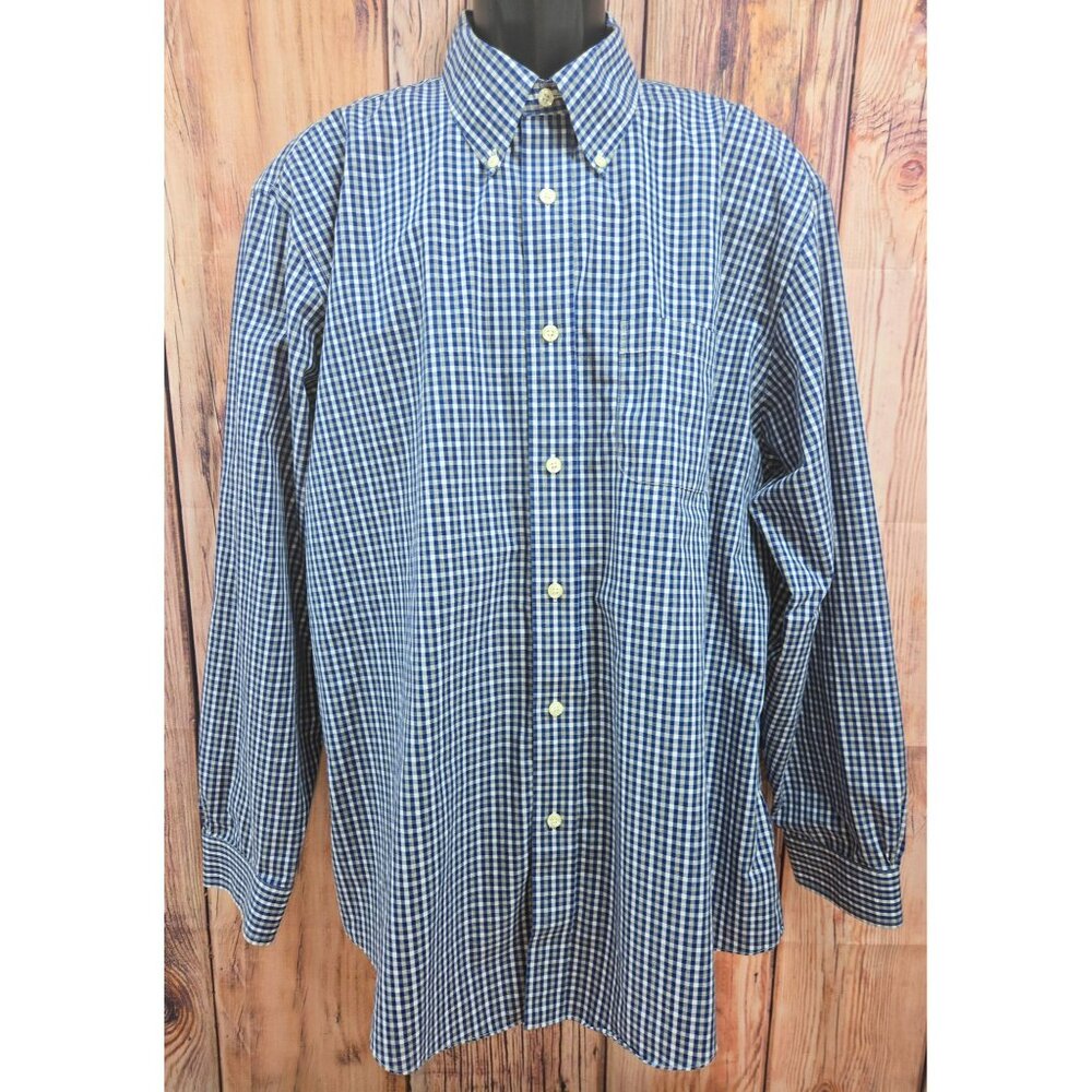 Brooks Brothers 1818 Regent Non-Iron Blue Dress Shirt XXL